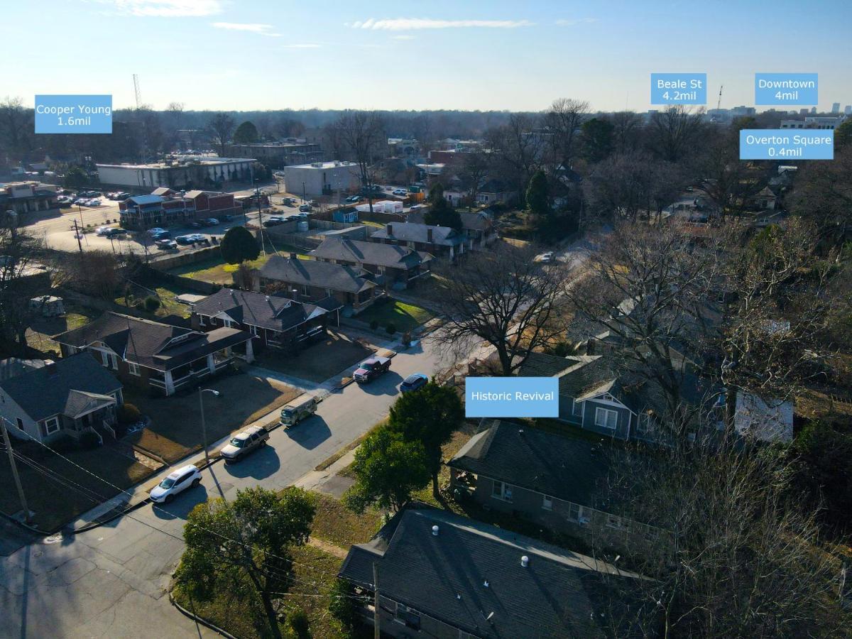 Historic Revival King Bed Midtown Memphis 68 Yes Pets Fast Wifi Free Parking Villa Buitenkant foto